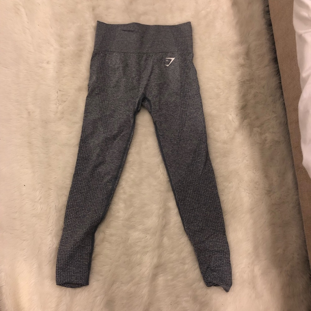 Gymshark Vital Seamless Leggings in Steel Blue